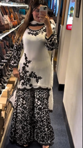 Black Embroidery Suit