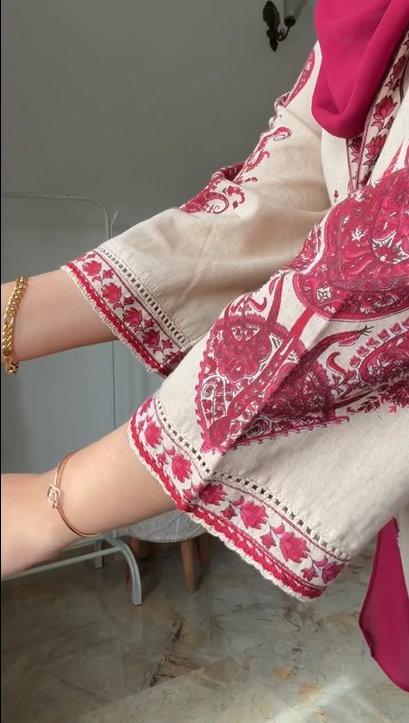 Feminine Ethnic 3Pcs Dress