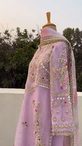 Baby Pink HandWork Dress