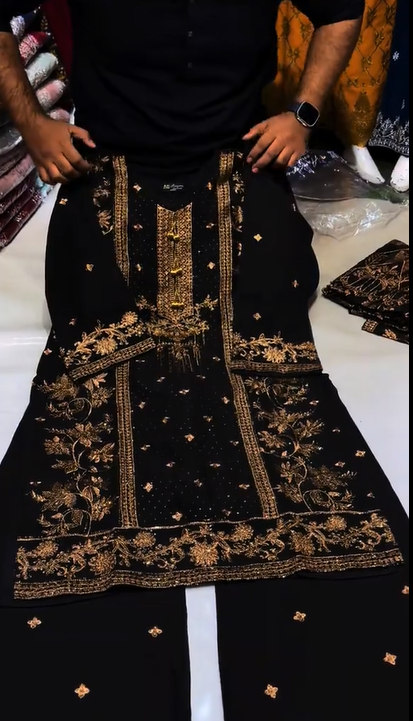Crystal Black3Pcs Suit