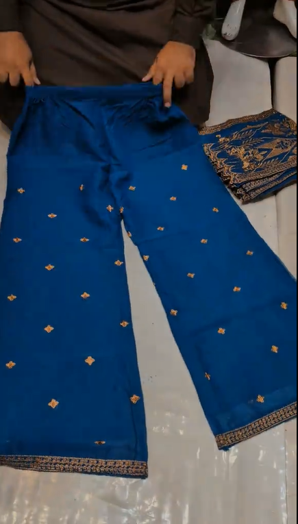 Blue Ready 3Pcs Suit