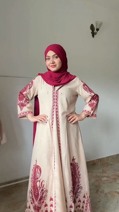 Feminine Ethnic 3Pcs Dress