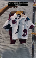 Pack of 4 Kids Shirts Pants