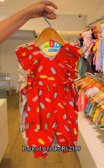 Trendy Summer Pack of 6 Frocks