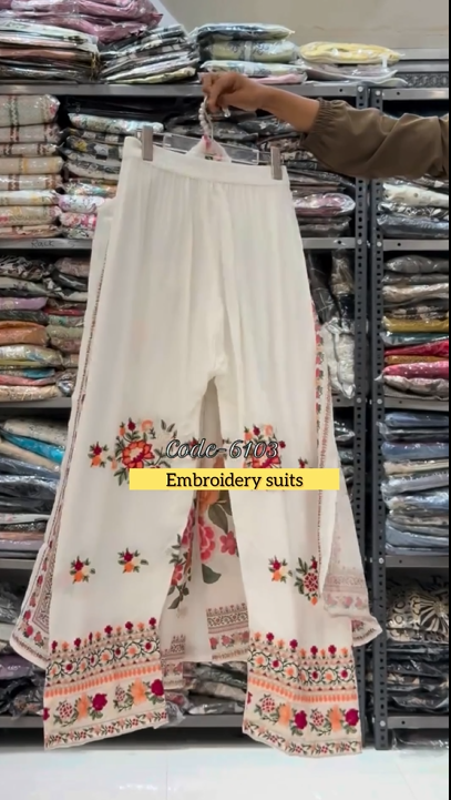 Pack of 2 Embroidery Suits