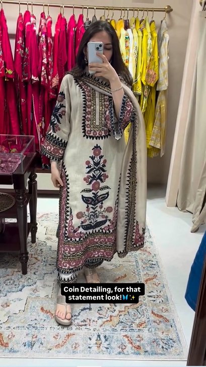 Embroidery Work Suit