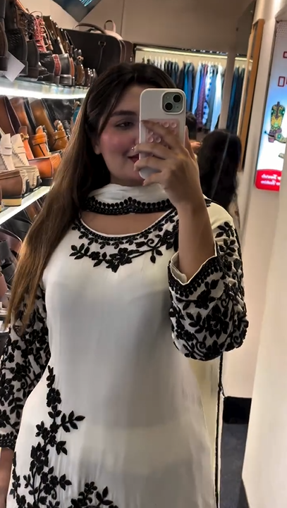 Black Embroidery Suit
