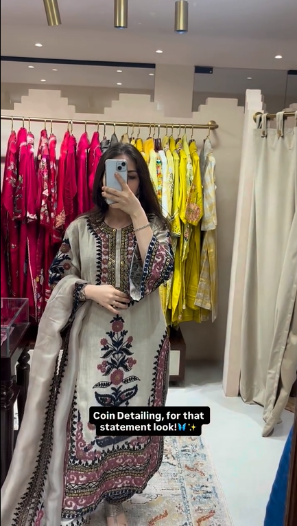 Embroidery Work Suit