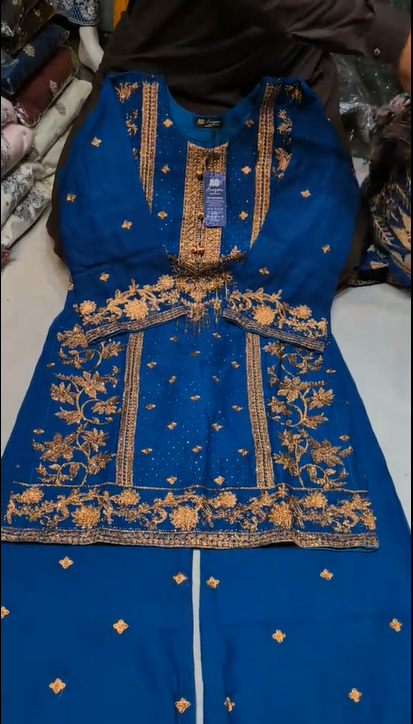 Blue Ready 3Pcs Suit