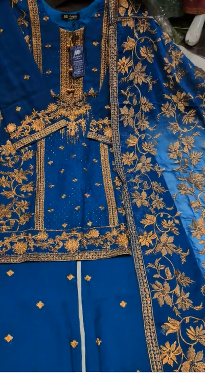 Blue Ready 3Pcs Suit